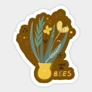 Save the bees Sticker